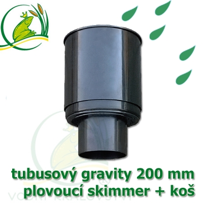 gravitační tubusový skimmer 160