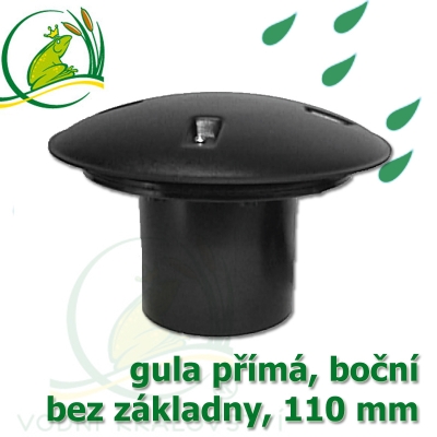 spodní sání gula přimá, 110 mm bez základny