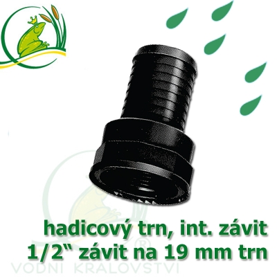 PP trn, interní závit 1/2" šroubovací, trn 19-20 mm