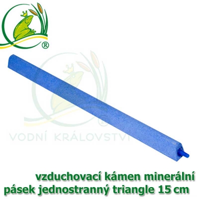 Vzduchovací kámen minerální, triangle, délka 15 cm, napojení na 4-6 mm