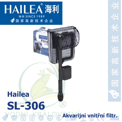 Akvarijní vnější filtr Hailea SL-306, 500 litrů/hod.