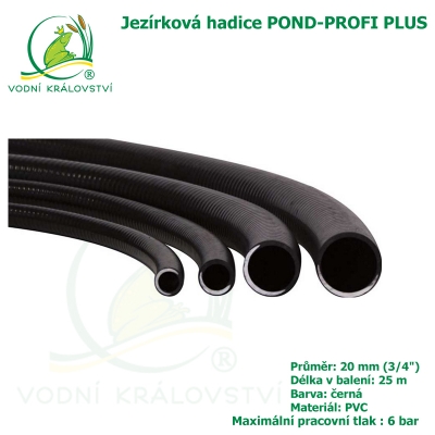 Jezírková hadice POND-PROFI PLUS 20 mm (3/4"), role 25 m