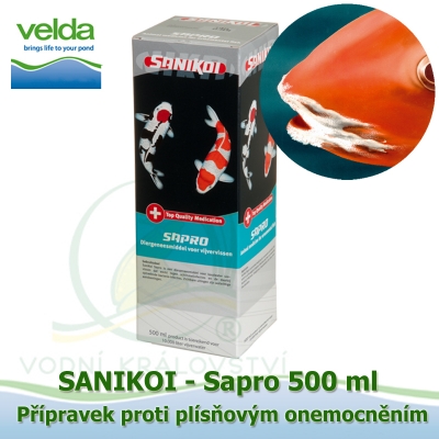 SaniKoi Sapro 500 ml, proti plísňovým onemocněním