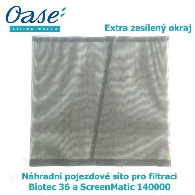 Náhradní síto pro filtraci Biotec 36 a ScreenMatic 140000