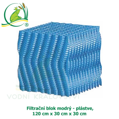 Filtrační blok modrý - plástve 120x30x30 cm