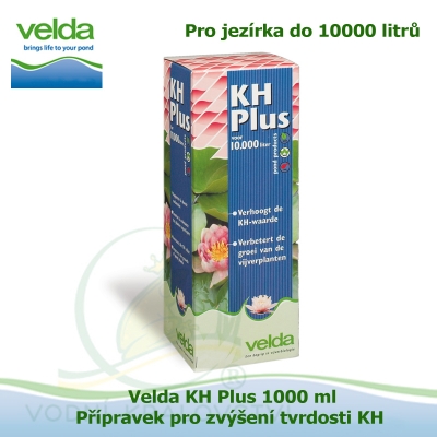 Velda KH Plus 1000 ml - Přípravek pro zvýšení tvrdosti KH  pro jezírka do 10000 litrů