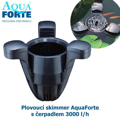 Plovoucí skimmer AquaForte s čerpadlem 3000 l/h