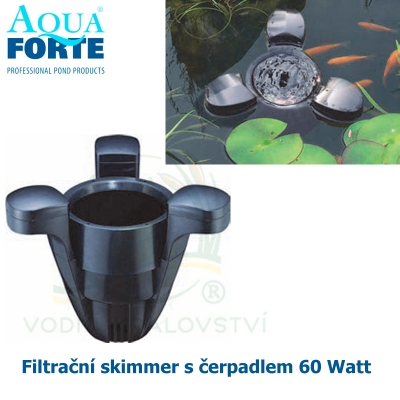 Filtrační skimmer s čerpadlem 60 Watt