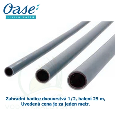 Zahradní hadice 12 Bar (32 Bar), balení 25 m 1/2", 13 mm, Uvedená cena je za jeden metr.