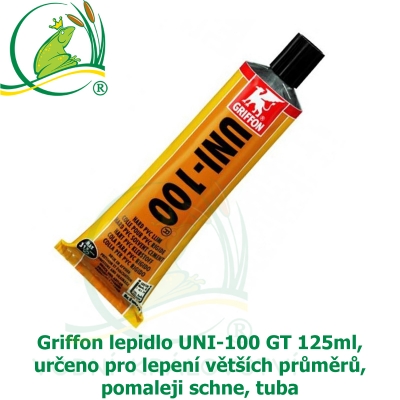 Profi Griffon lepidlo UNI-100 GT 125ml, určeno pro lepení větších průměrů, pomaleji schne, tuba