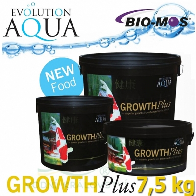 EA Growth Plus, speciální růstové krmivo pro okrasné ryby a koi, velikost 5-6 mm, balení 7,5 kg