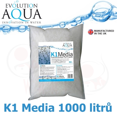 Evolution Aqua Kaldnes K1 media 1000 litrů 